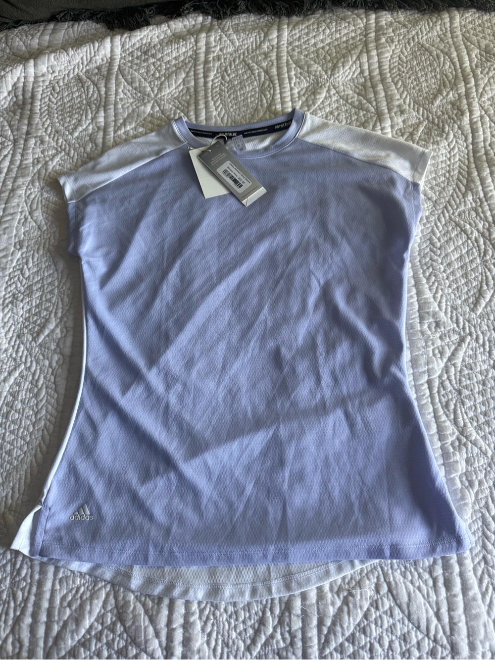 Adidas Primeblue Short Sleeve Golf Top: NWT | Size S